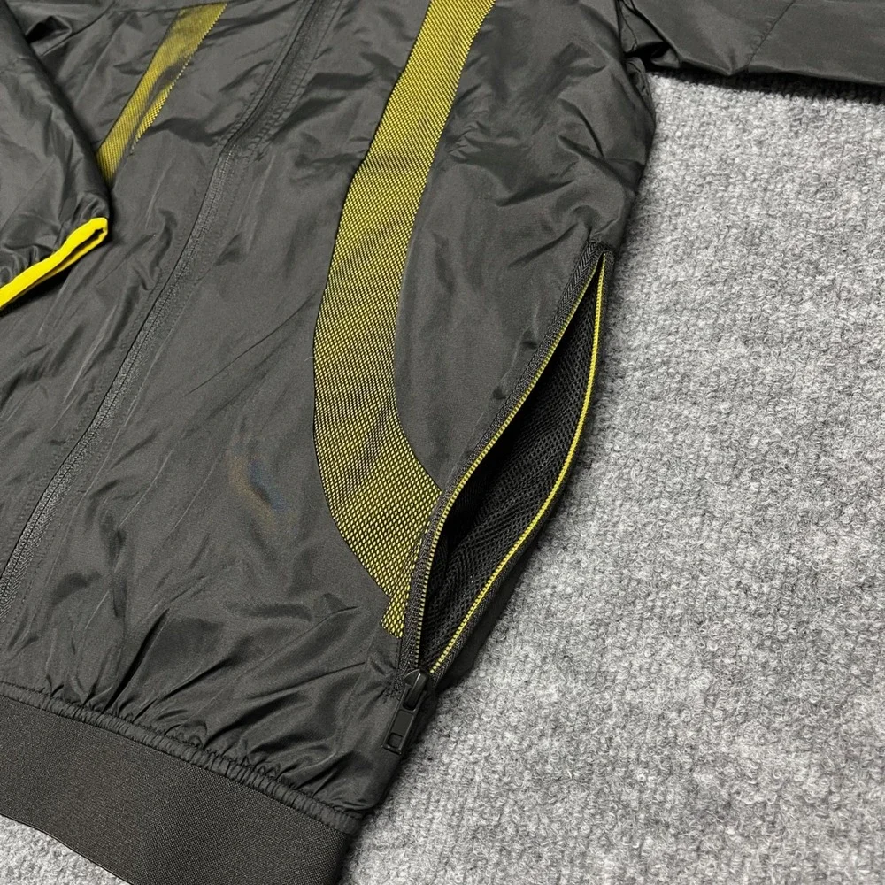 Porsche Jacket Men Small Black GT4 Clubsport Colllection Herren Windbreaker Mesh